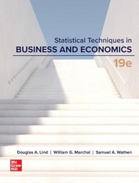 Statistical techniques in Business and Economics 19th Edition